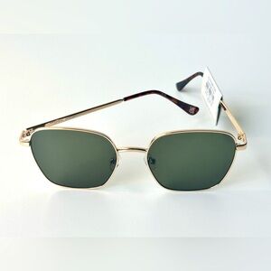 Aire Women’s Sunglasses NWT Aviator Gold Lightweight Banana Republic